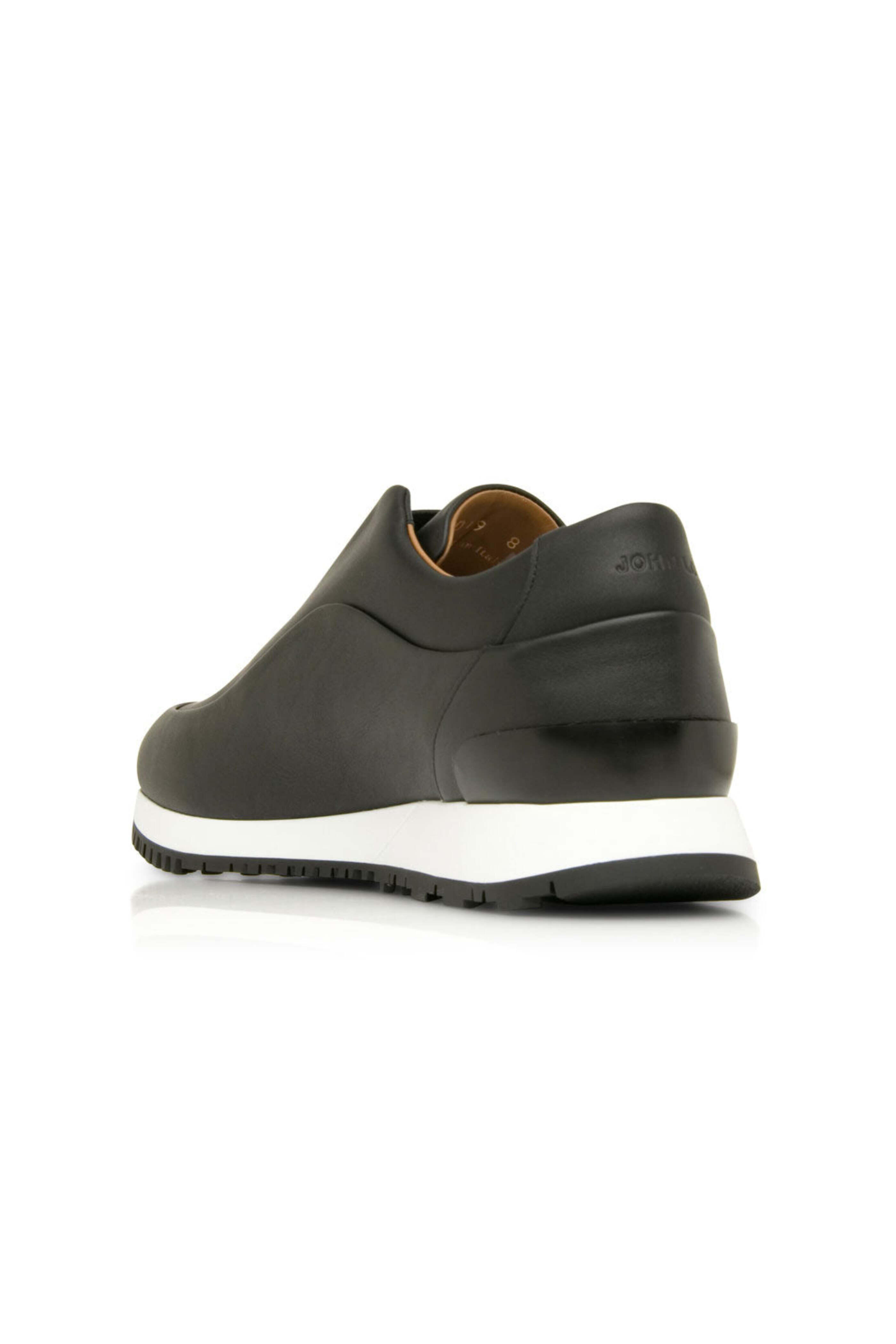 John Lobb - Cannon Slip-On Sneaker in Black | Mitchell Stores