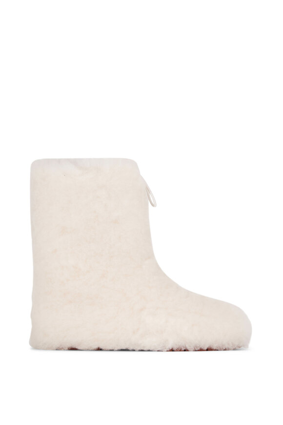 Loro Piana Natural Shearling Ankle Boot - view 2