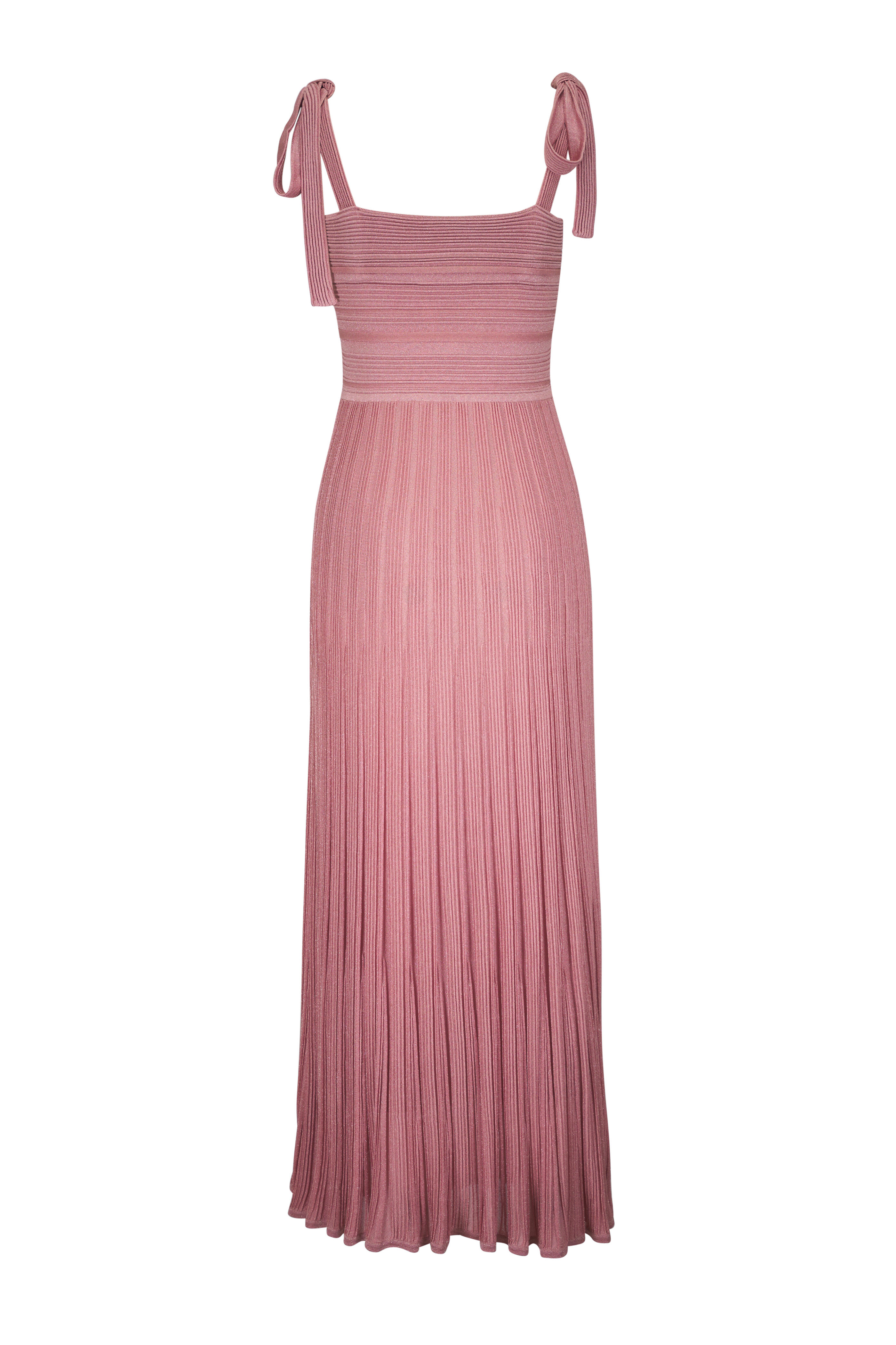 Zimmermann - Lucky Pink Metallic Tie Dress | Mitchell Stores