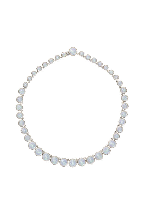 Larkspur & Hawk Bride Bliss Iridescent Riviere Necklace