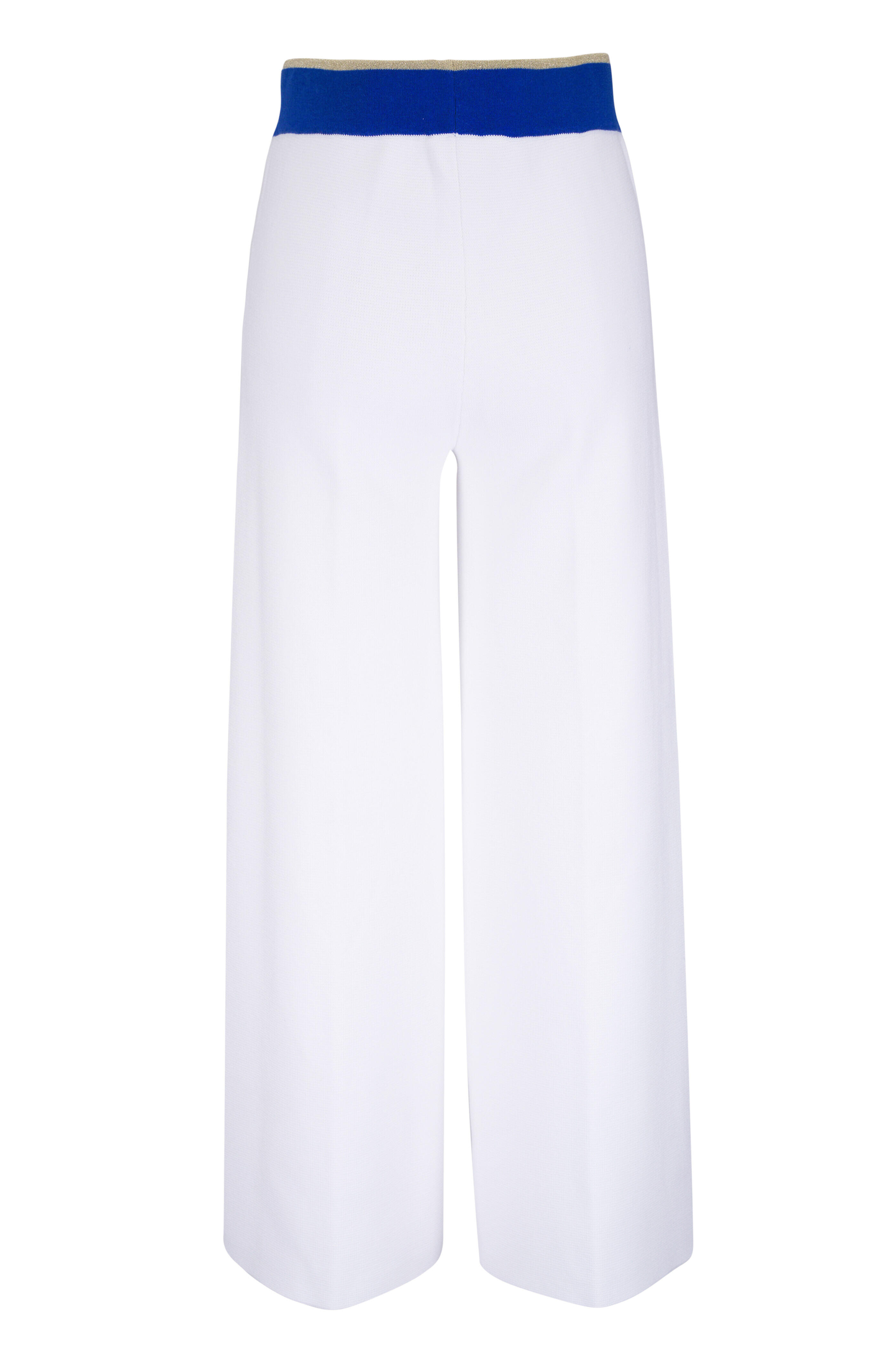 L'Agence - Madrid Navy, White & Gold Wide Leg Pant L'Agence - Madrid Navy, White & Gold Wide Leg Pant