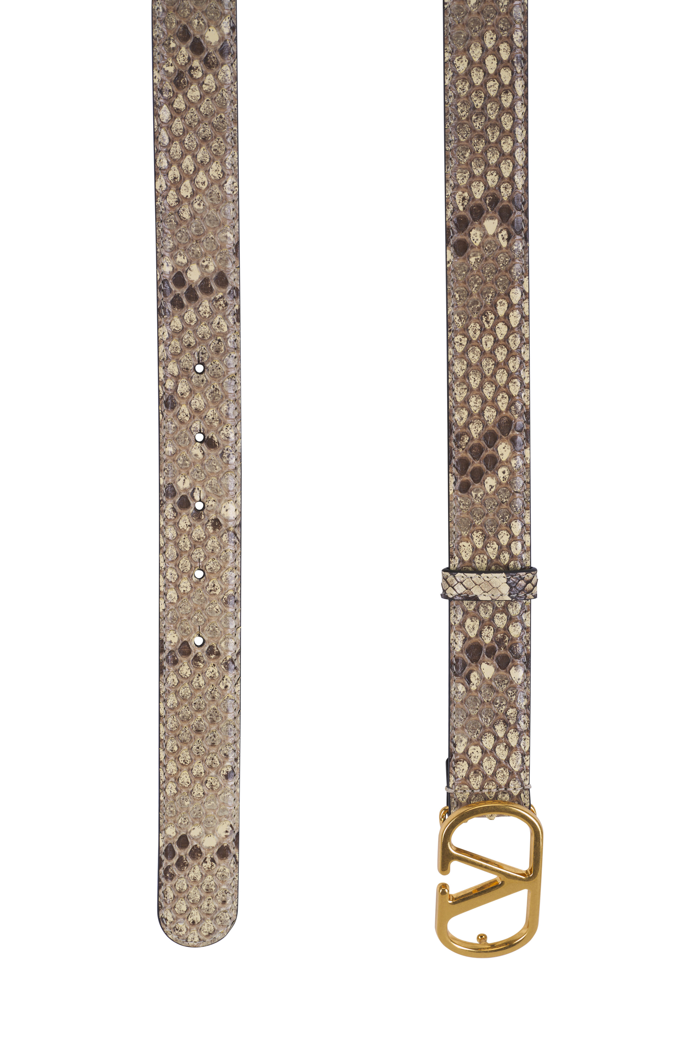 ベルト VALENTINO GARAVANI Python leather belt Valentino Garavani Python Leather Belt | italist
