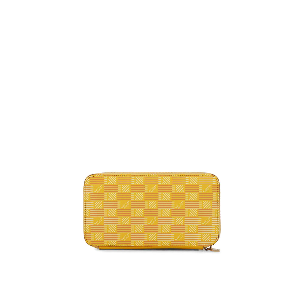 Moreau Paris - Continental Yellow Zip Wallet | Mitchell Stores