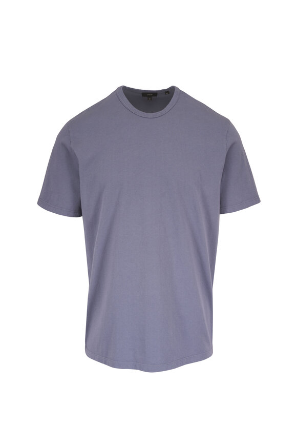 Vince Blue Cotton T-Shirt - view 1
