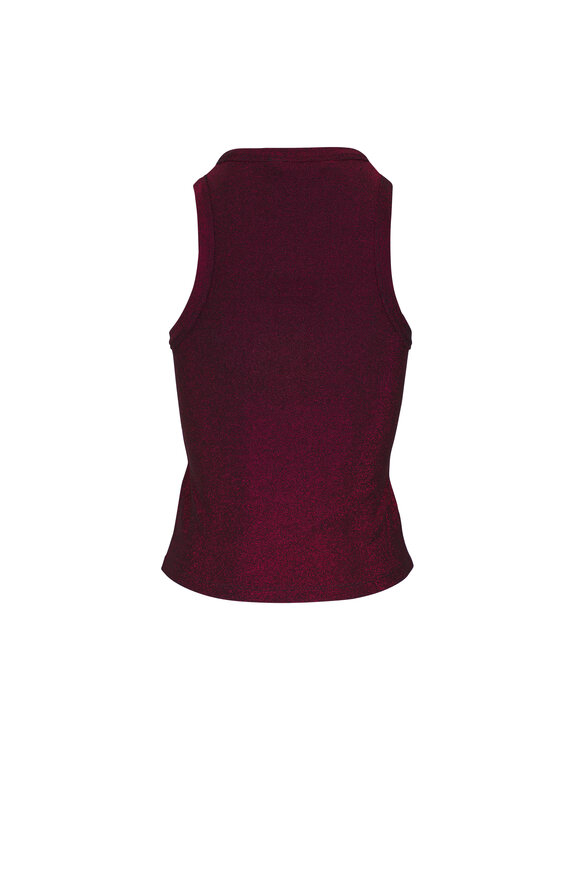 Veronica Beard - Jordyn Crimson Red Cropped Tank