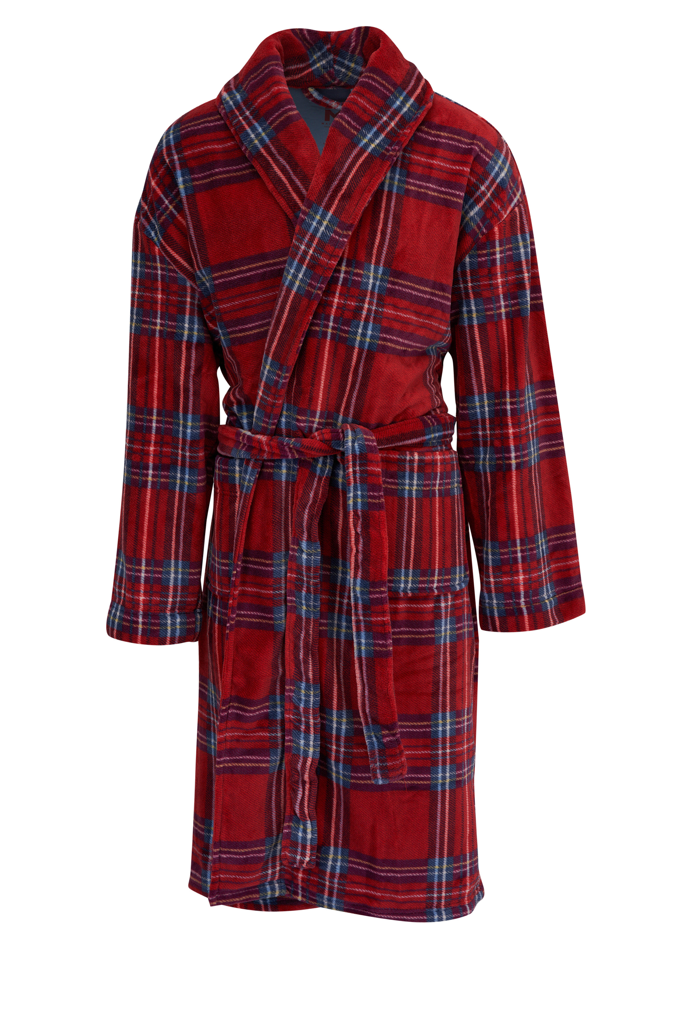 Majestic - Cherry Plaid Fleece Robe | Mitchell Stores