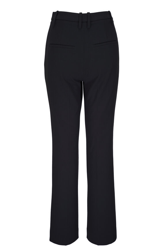 Vince - Black Mid-Rise Tailored Flare Pant