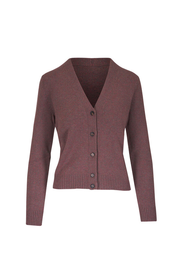 Loro Piana Parksville Cedar Bark Baby Cashmere Cardigan