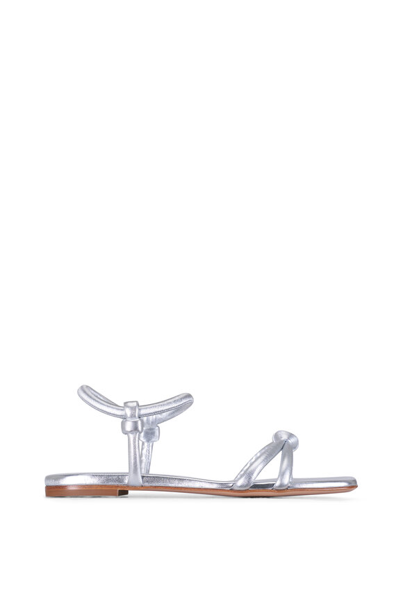 Gianvito Rossi - Juno 05 Silver Leather Sandal