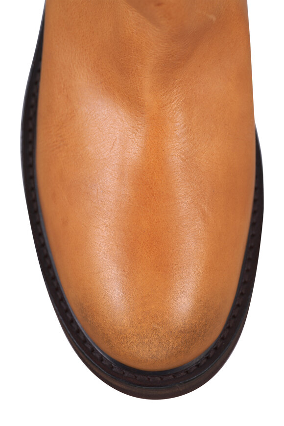 Miu Miu Cuoio Scrunch Leather Boot, 45mm - view 5