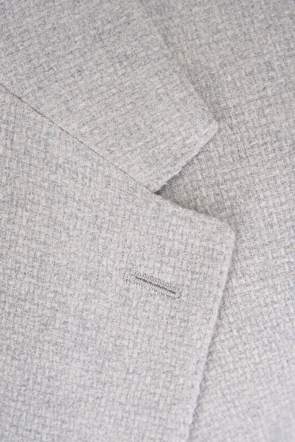Ralph Lauren Purple Label Pearl Gray Cashmere & Wool Sportcoat - view 3