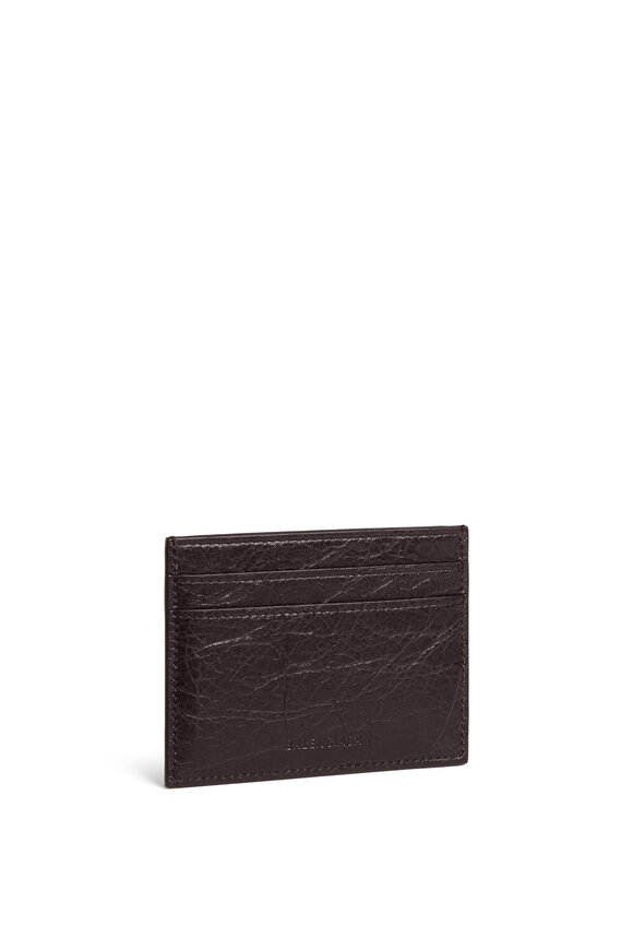 Balenciaga Le City Espresso Leather Card Holder - view 5