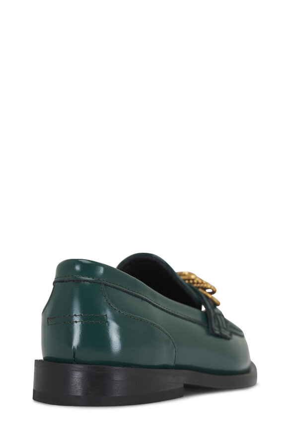 Dorothee Schumacher - Signature Shine Pine Green Loafer