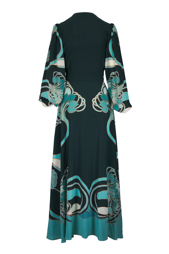 La DoubleJ Long Camerino Blooming Tulip Placée Dress - view 4