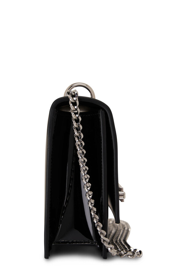 Jimmy Choo - Bing Bohemia Black Patent Leather Crystal Bag