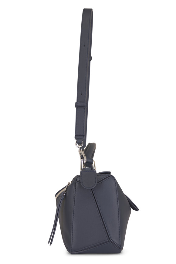 Loewe Puzzle Layers Multicolor Deep Navy Top Handle Bag - view 4