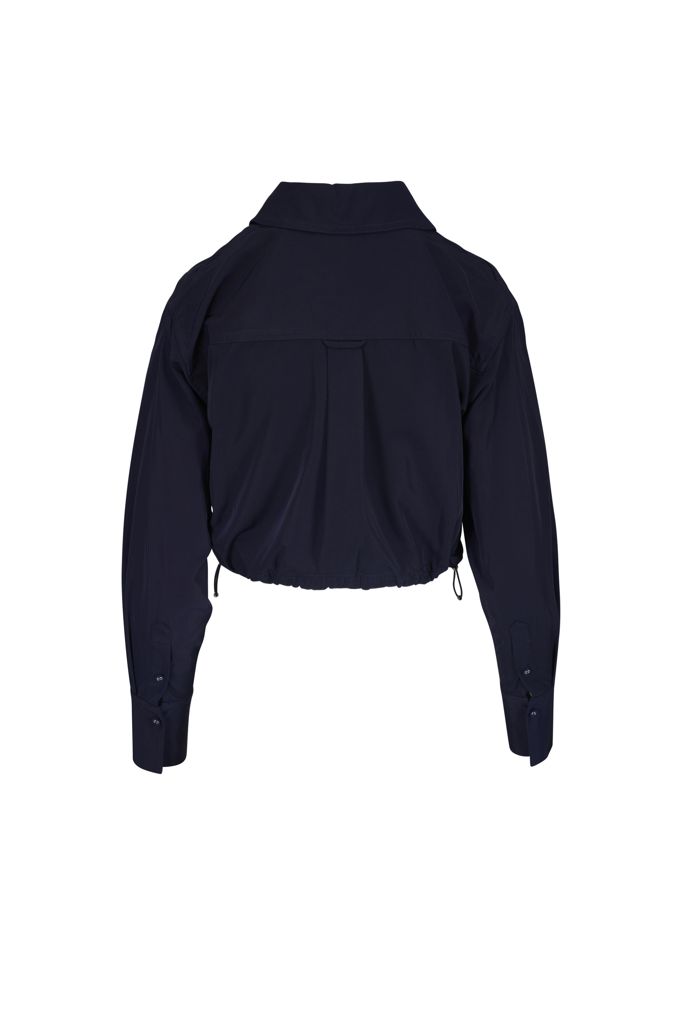 Veronica Beard - Wilfred Navy Bungee Button Up Shirt