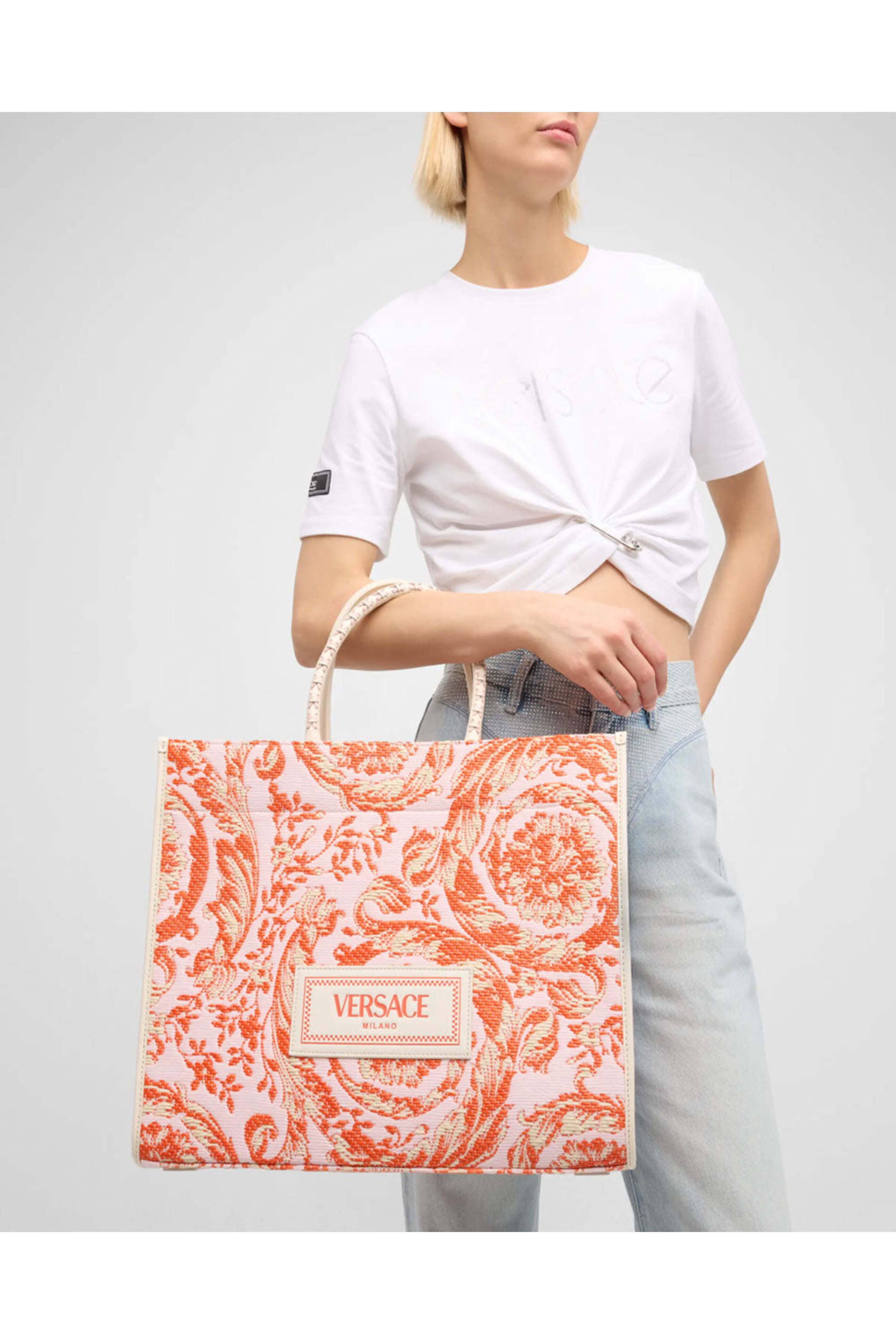 Versace - Barocco XL Canvas Tote