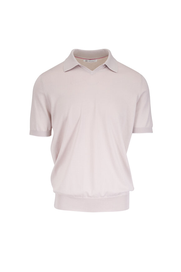 Brunello Cucinelli Jute Cotton Polo