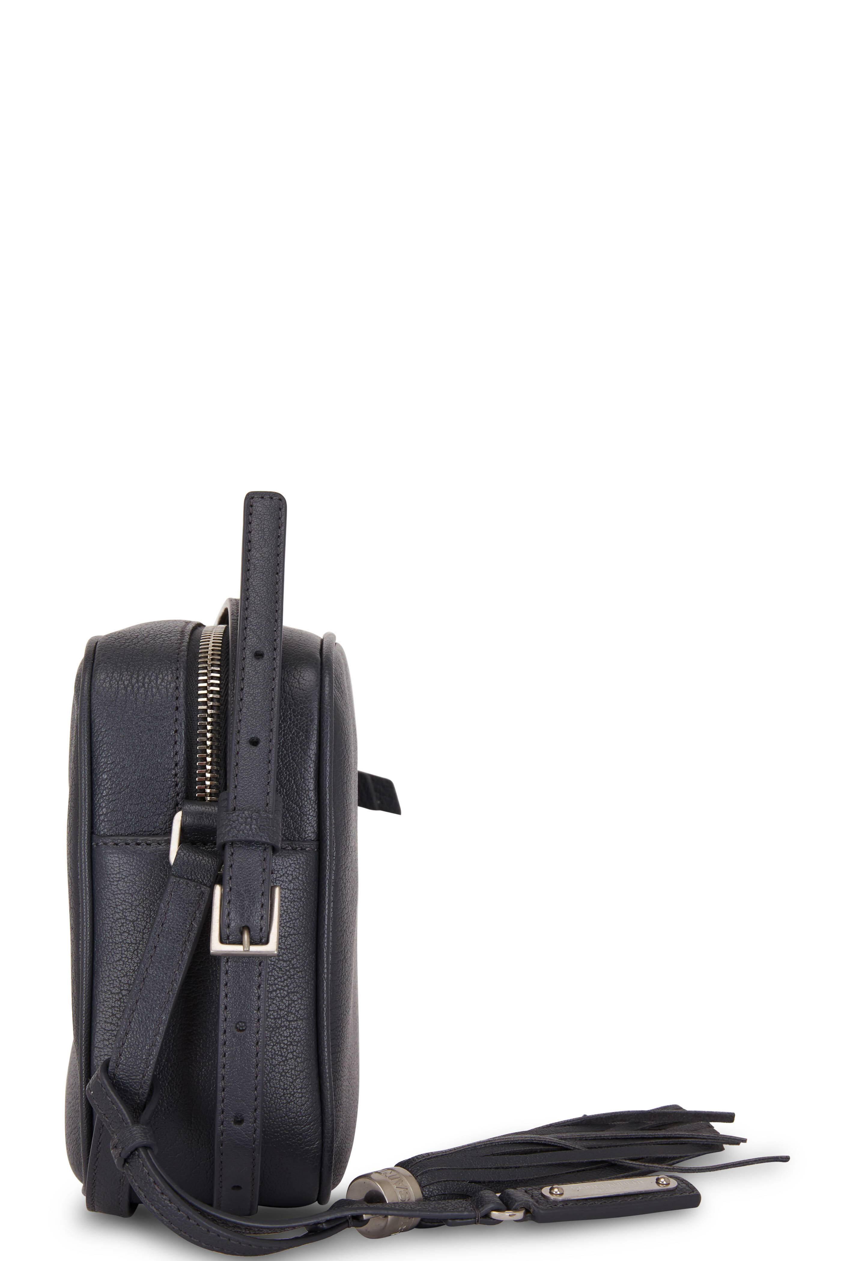 Saint Laurent - Lou Monogram Dark Smog Medium Camera Bag