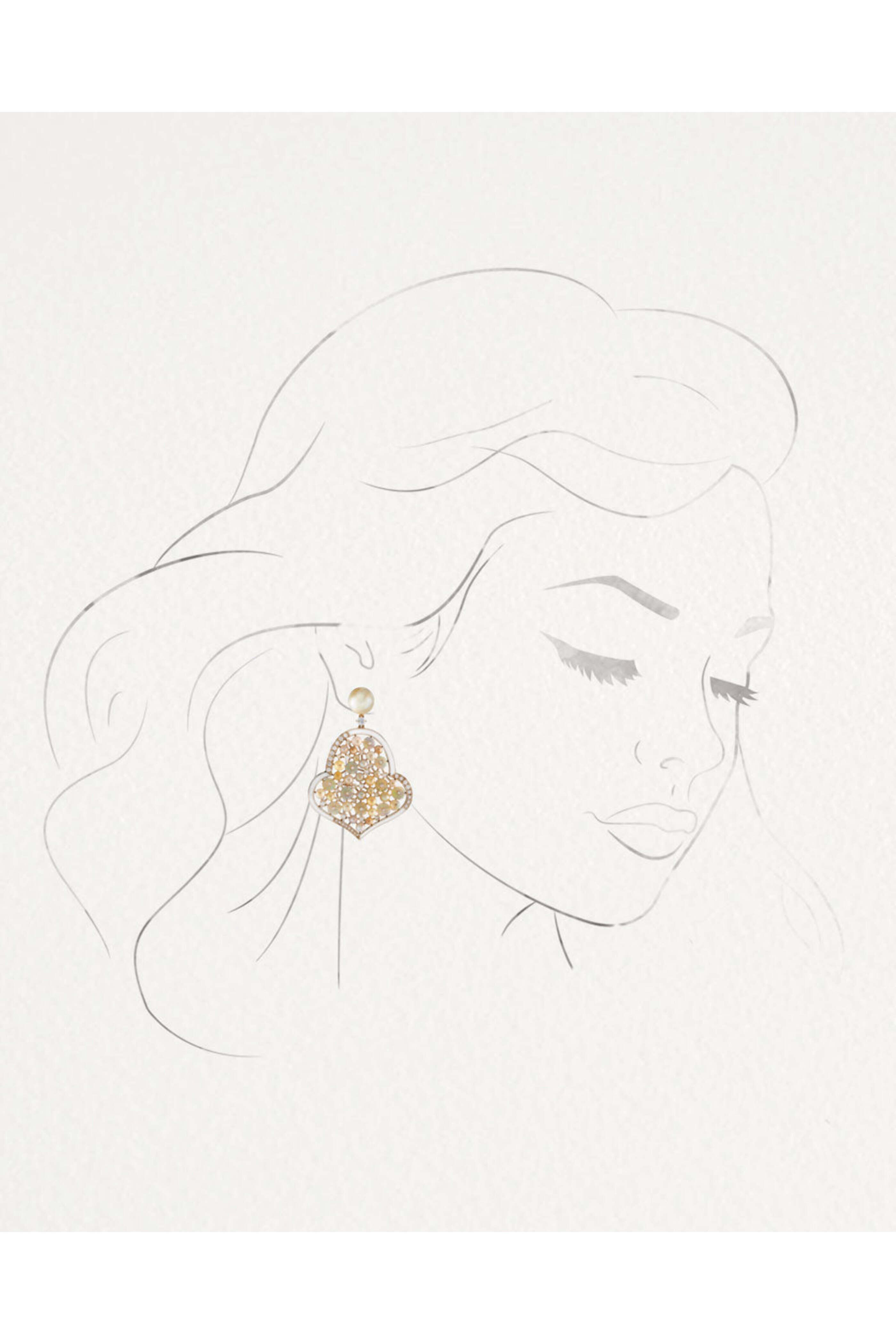 Sarah Ho London - Selene Monogram Earrings