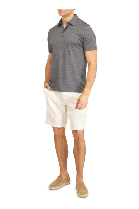 Faherty Brand Movement™ Dusty Iron Heather Pique Polo - view 2