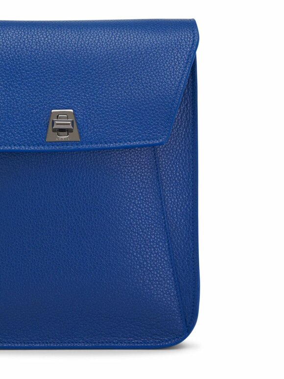 Akris - Anouk Royal Blue Leather Small Messenger Bag