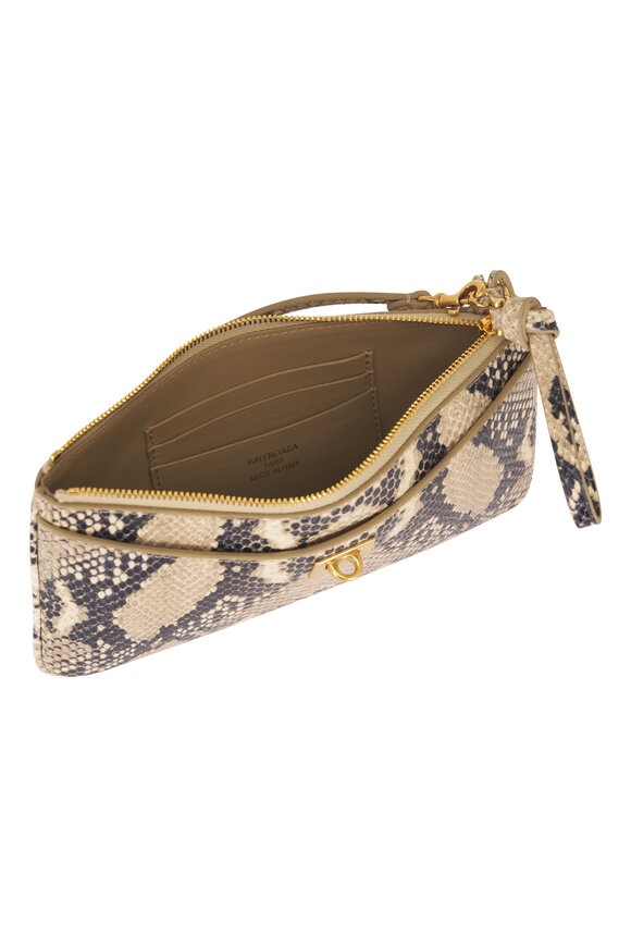 Balenciaga Rodeo Natural Leather Phone Pouch - view 5