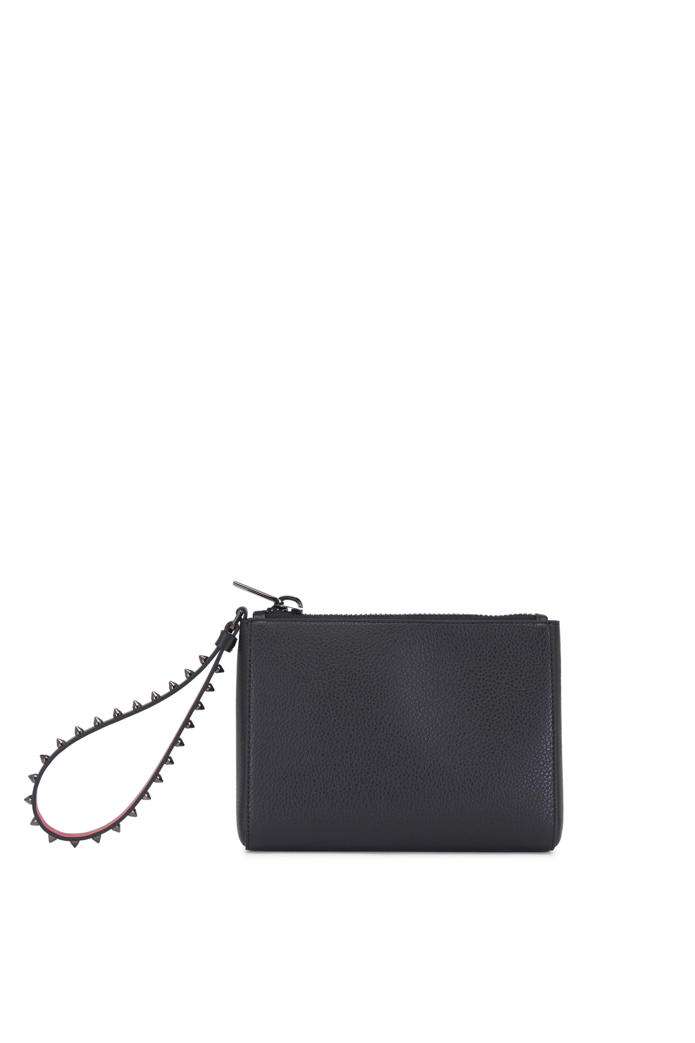 Christian Louboutin - Mini Cabata Black Leather Clutch