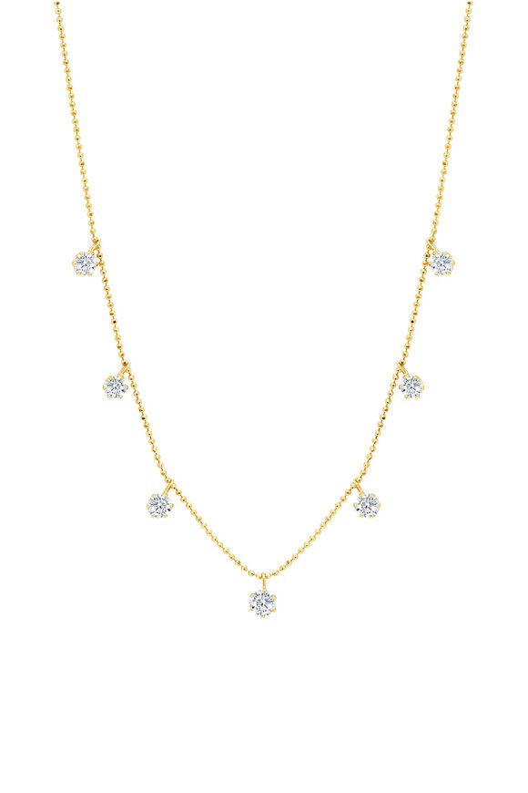 Graziela Gems Medium Floating Diamond Necklace