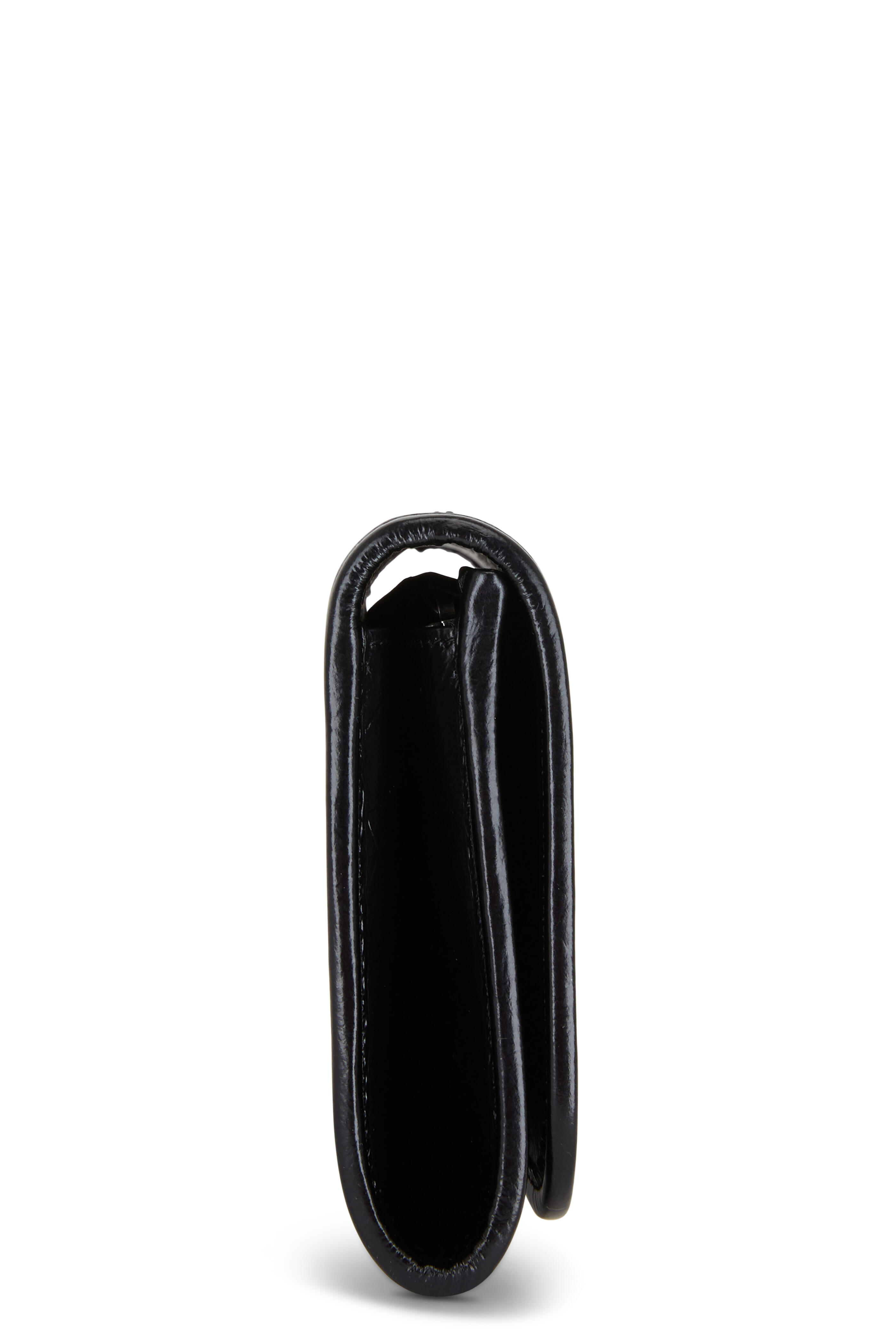 Saint Laurent - Niki Black Monogram Flap Wallet