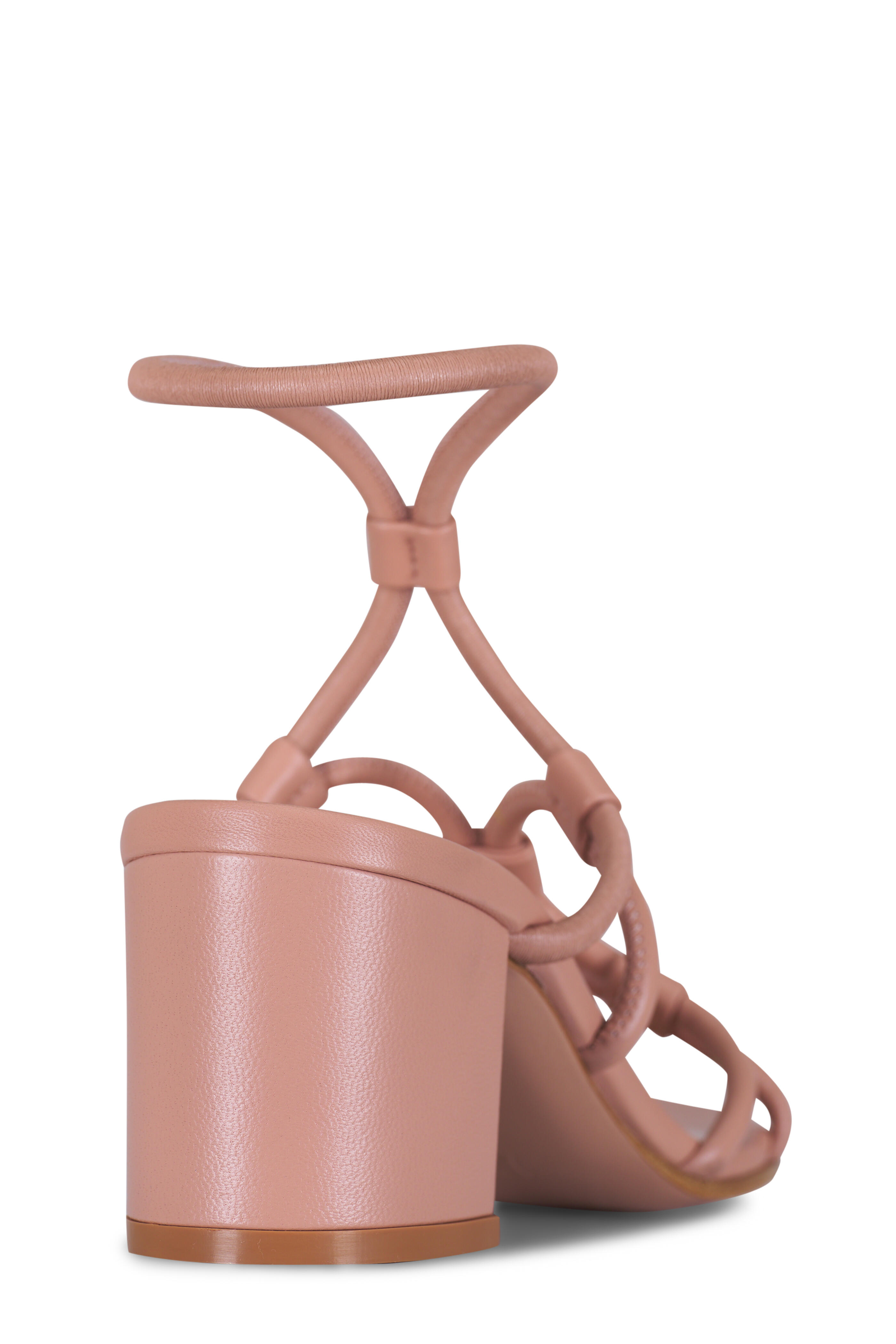 Gianvito Rossi - Peach Strappy Slingback Sandal, 60mm