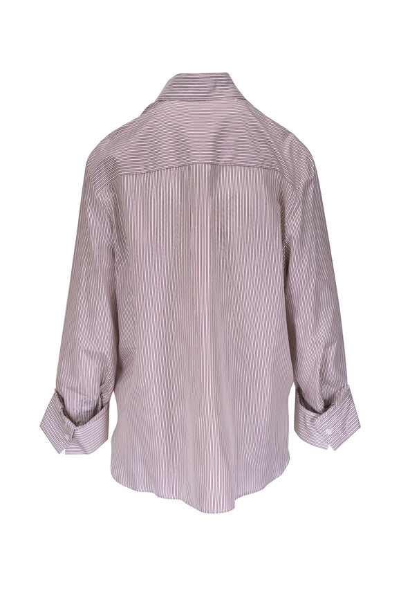 TWP - New Morning After Ivory Silk Blouse