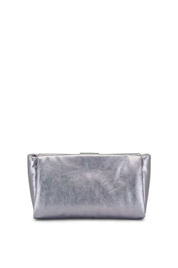 Brunello Cucinelli - Steel Leather Padded Clutch 