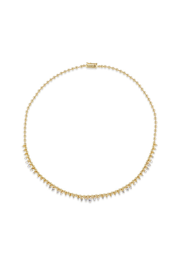 Vice Versa - Kin Diamond Drop Necklace