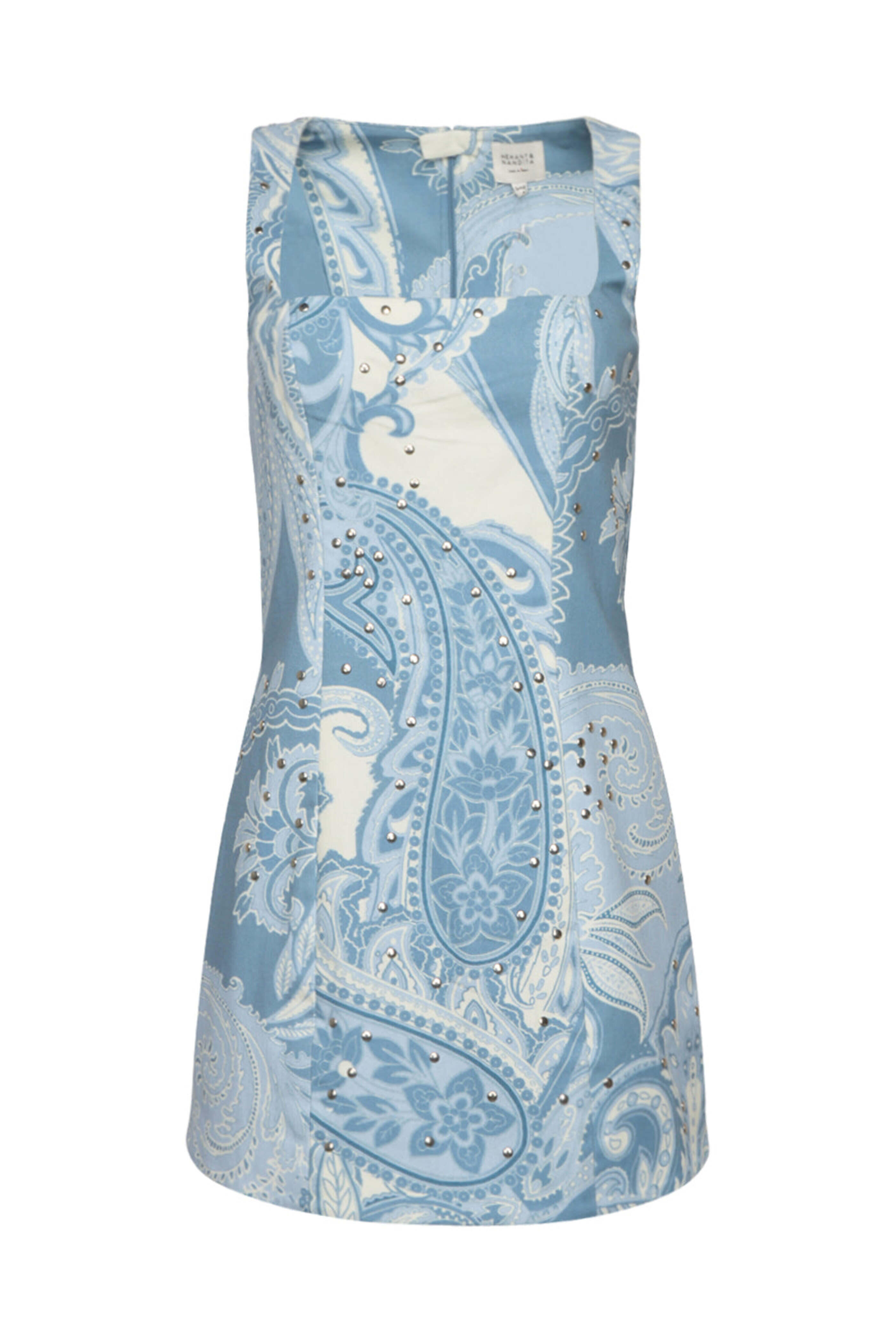 hemant and nandita blue dress Hiya Short Dress – Hemant & Nandita main image 1