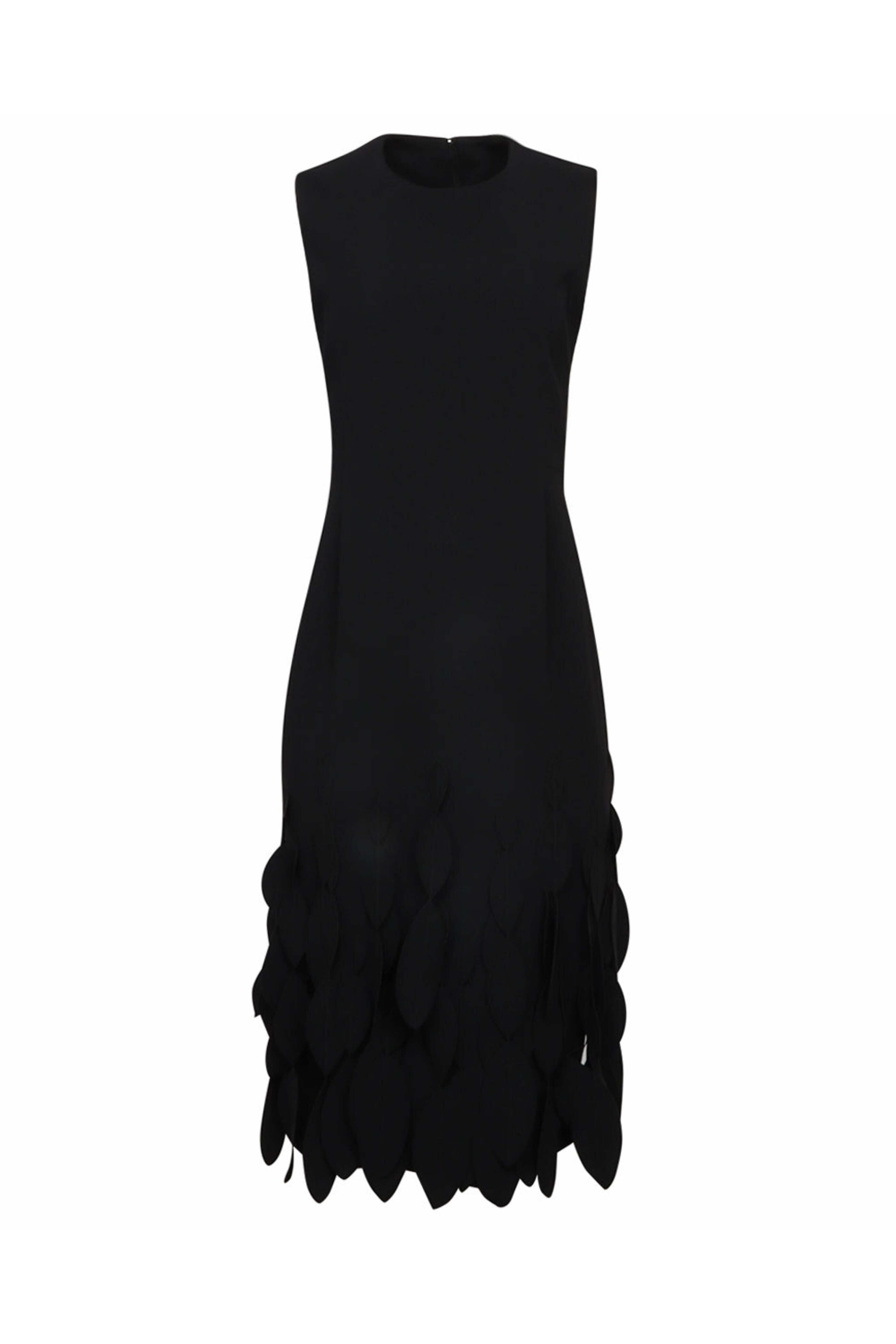 Catherine Regehr - Black Oval Fringe Jackie Cocktail Dress