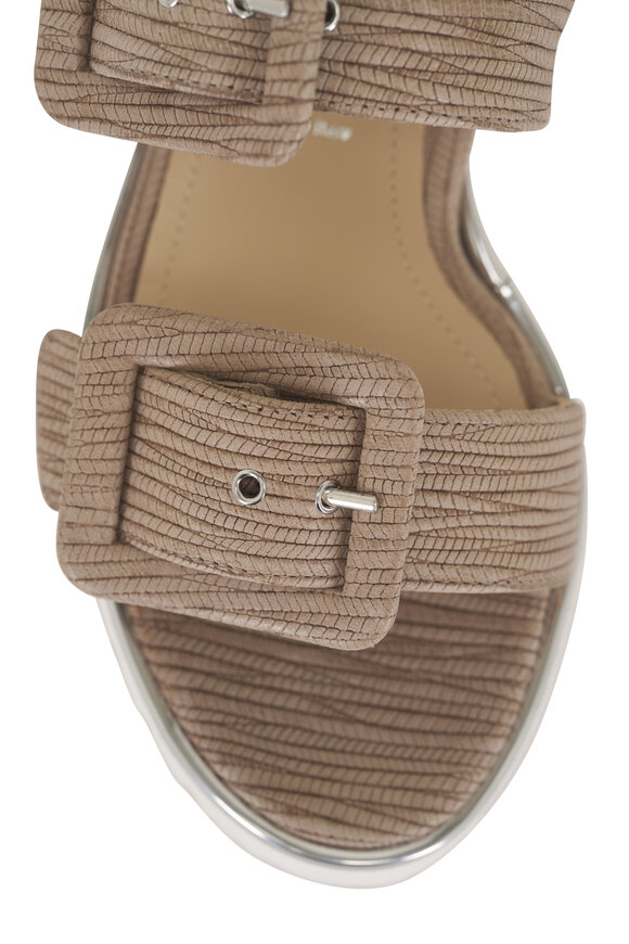 Ron White Callie Porcini Embossed Leather Sandal - view 4