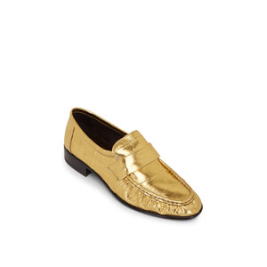 The Row Gold Eel Loafer Mitchell Stores