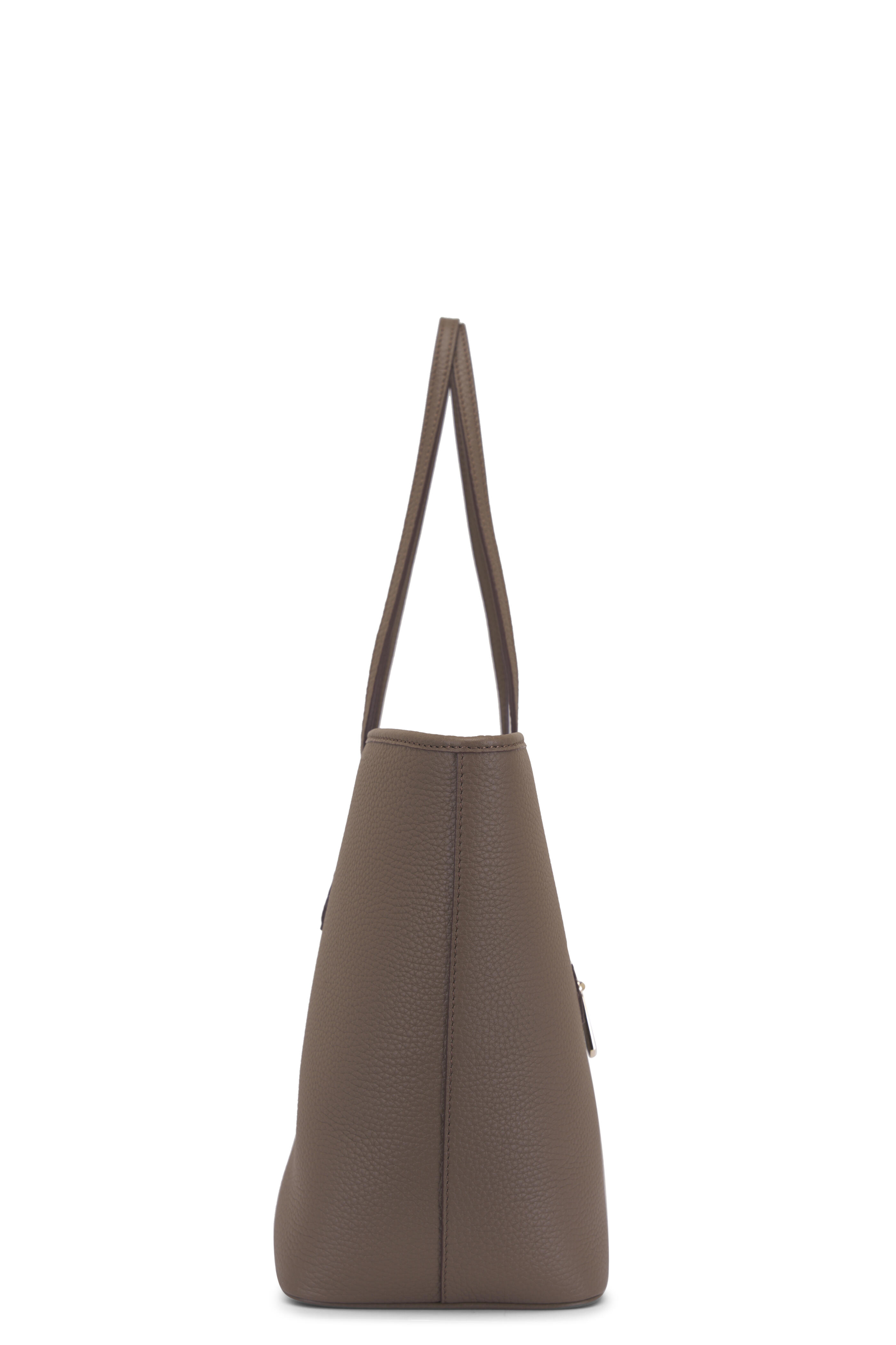 Moreau Paris - Medium Monaco Taupe Leather Tote