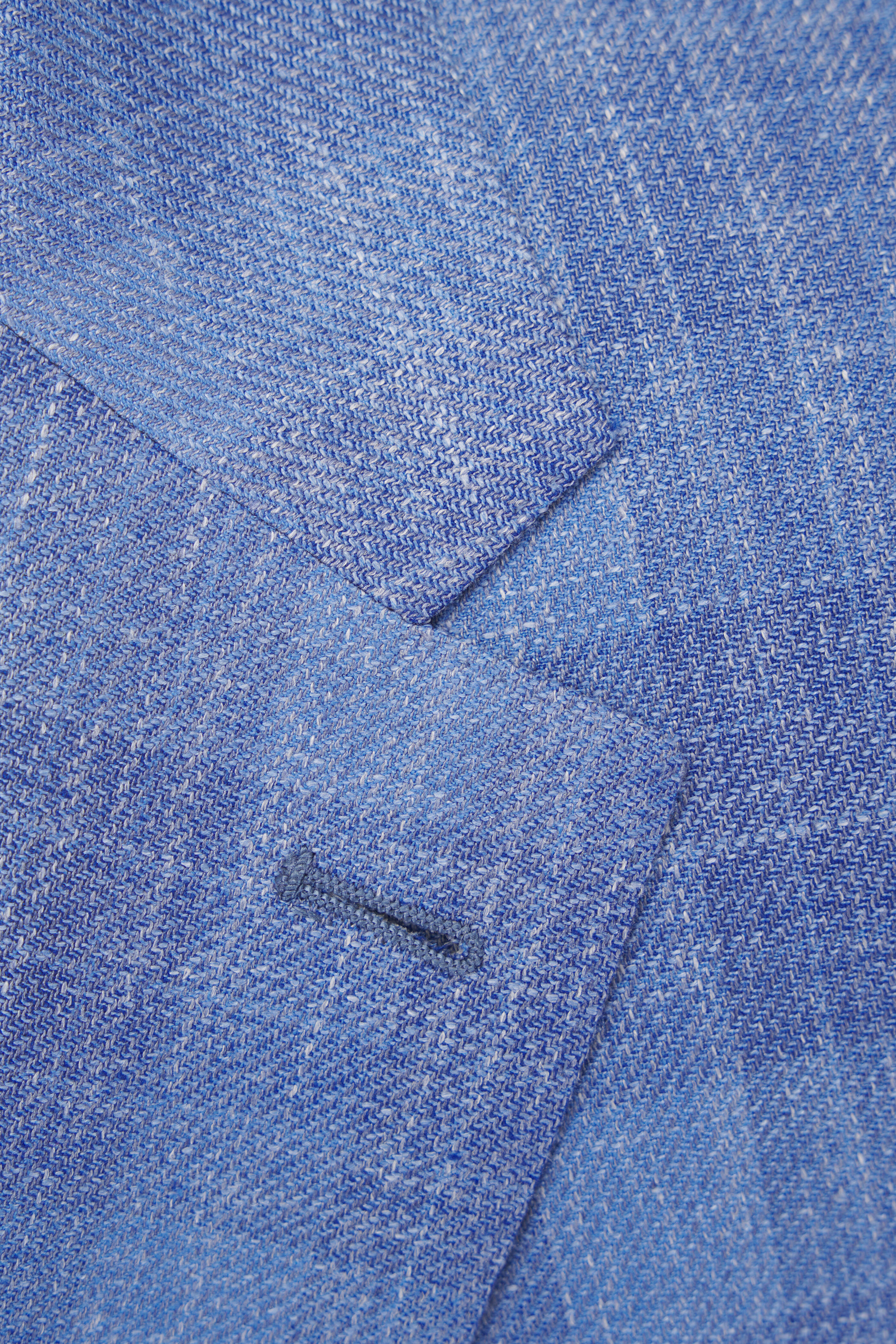 Zegna - Cornflower Blue Wool, Silk & Linen Sportcoat