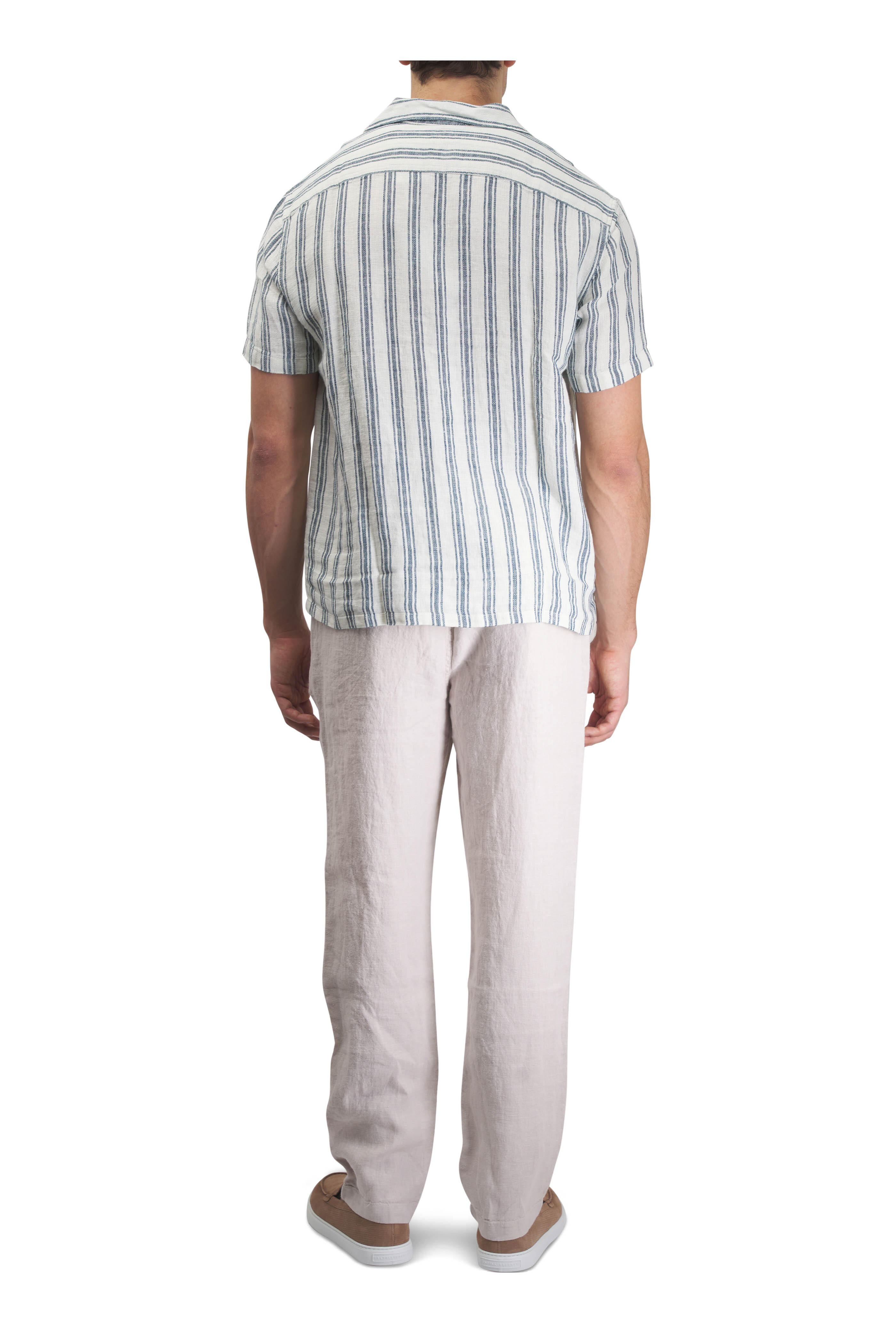 Faherty Brand - Weathered Sand Linen Drawstring Pant