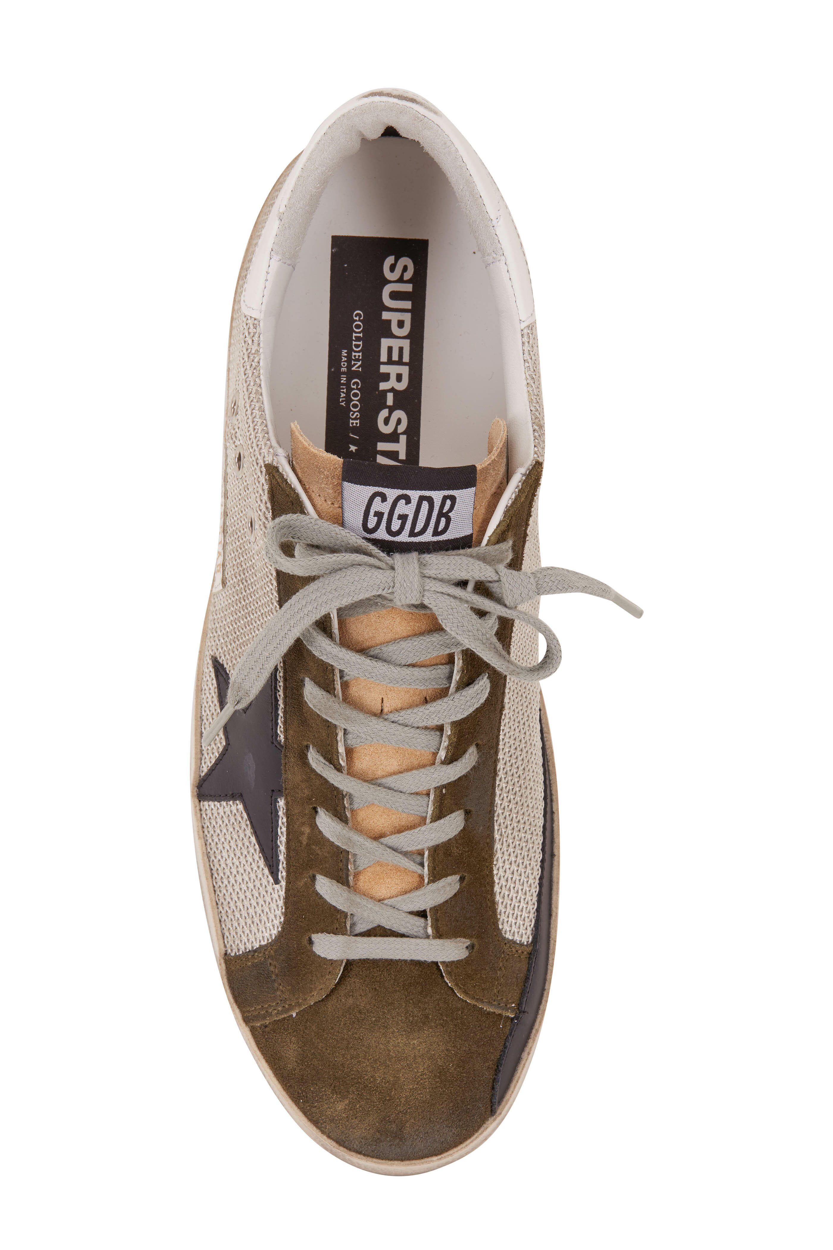 Golden ★25SS★Superstar Silvertab Suede Sneakers Green Super Star suede sneakers in green - Golden Goose | Mytheresa