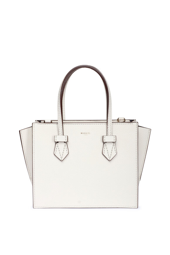 Moreau Paris Mini Ivory Bregancon Stand Up Top Handle