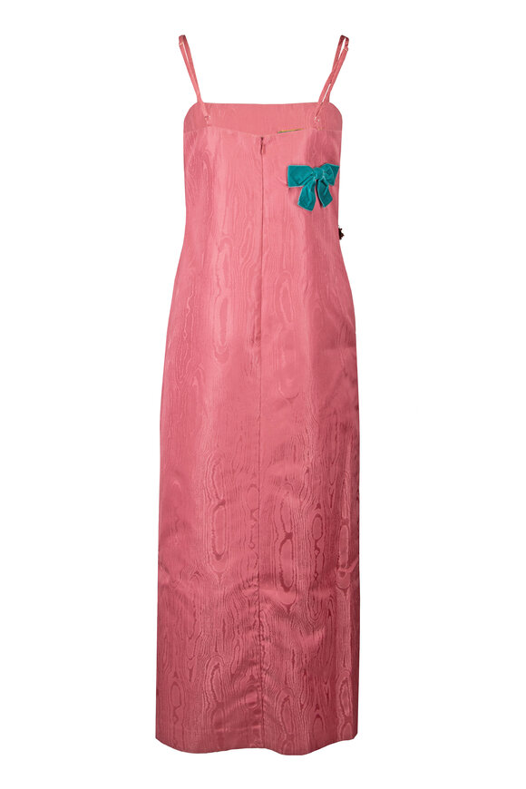 Alémais Valentina Pink Bow Midi Dress - view 2