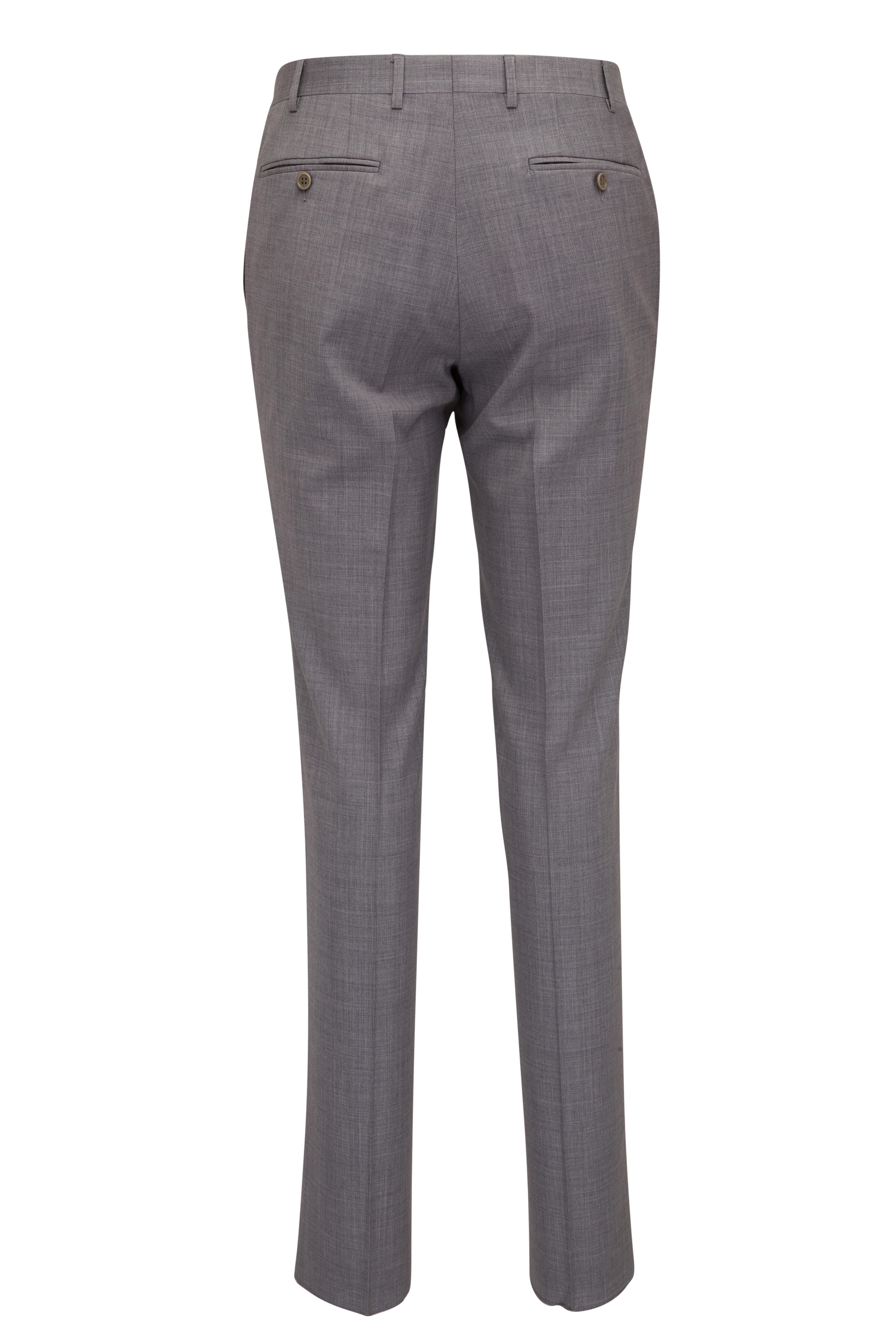 Canali - Pumice Gray Wool Pant | Mitchell Stores
