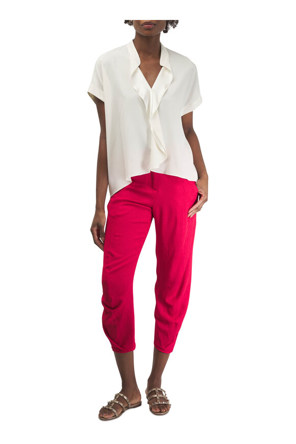 Zero + Maria Cornejo - Takeo Rouge Eco Drape Pant