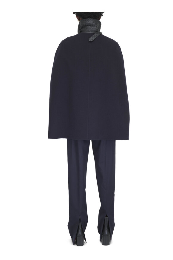 Bottega Veneta Midnight Wool Grain De Poudre Pant - view 3