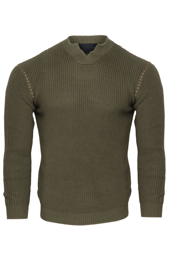 Robert Comstock Johnny Collar Knit Sweater