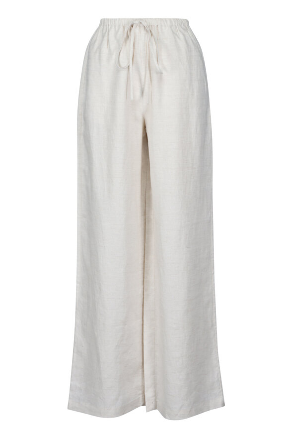 Staud Mateo Natural Linen Pant - view 1